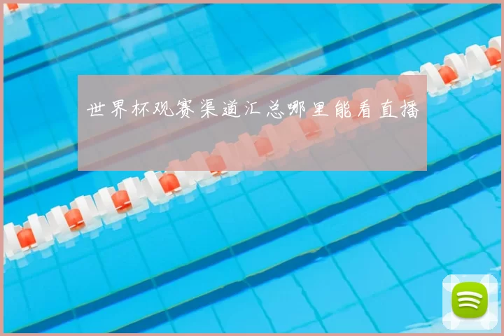 世界杯观赛渠道汇总哪里能看直播